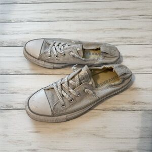 Women’s Silver Slip-On Converse